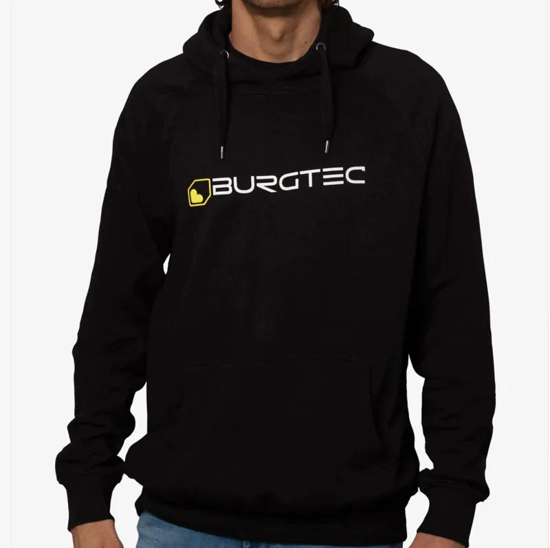 Burgtec Classic Logo Pullover Hoodie in Black